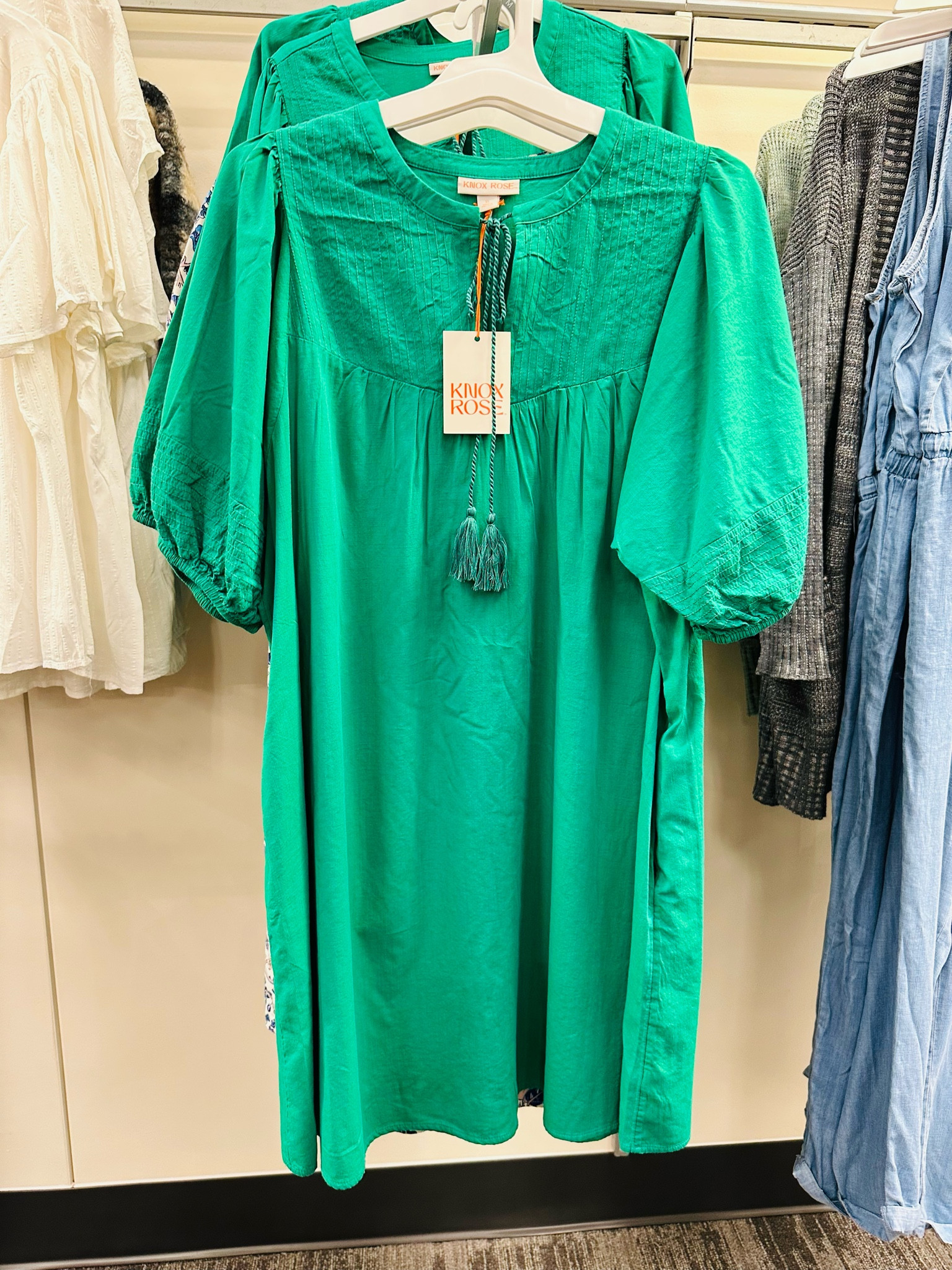 short green dress target DVF Target Kids' Short Sleeve Vintage Weave Green Faux Wrap Dress, Size (M)  8