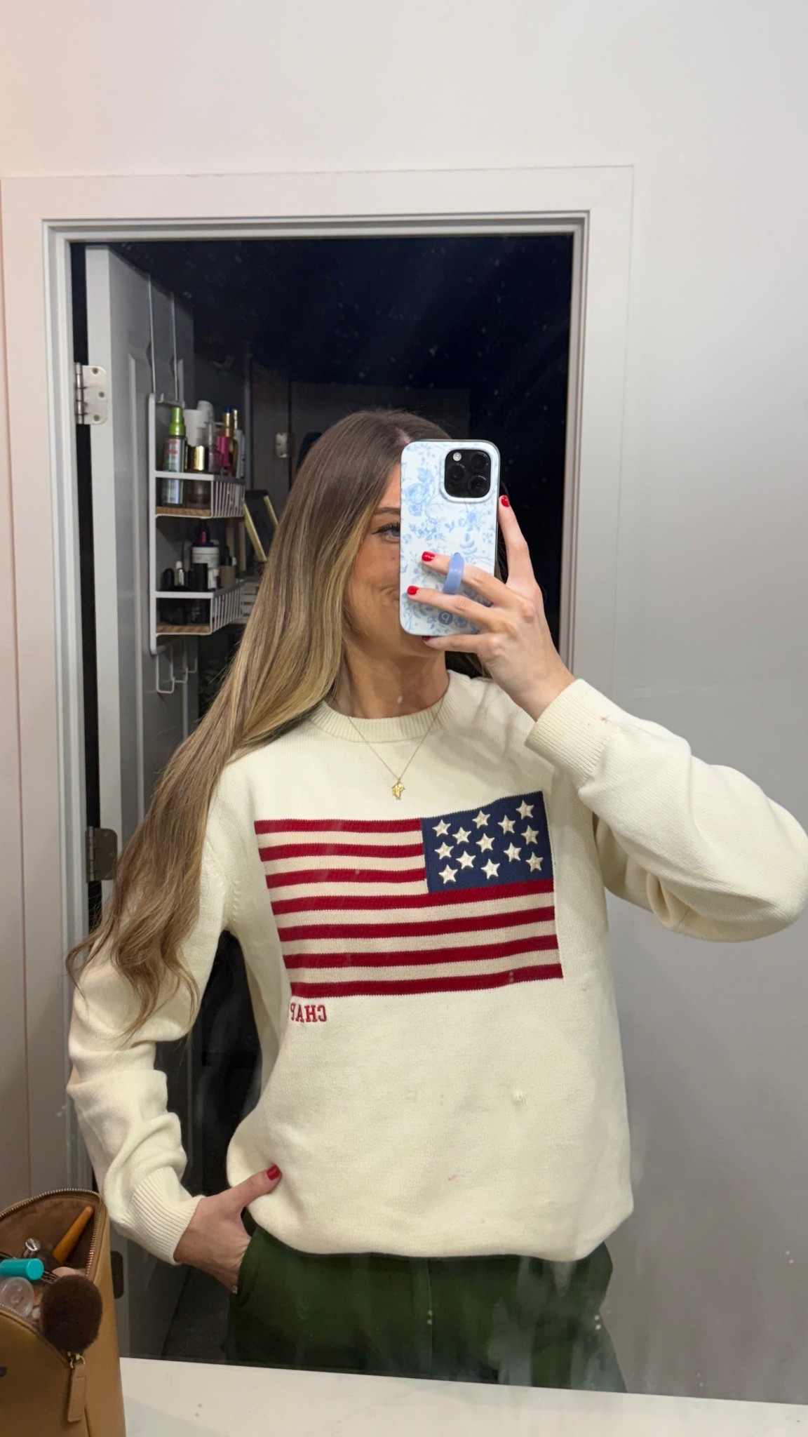 100% cotton American flag sweater for $11!! I’m wearing a size medium 🇺🇸

#LTKmomlife #LTKSaleAlert #LTKootd