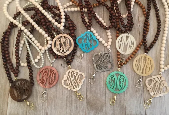 Monogram/Initial Lanyard | Etsy (US)