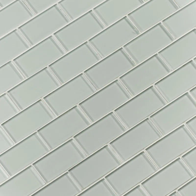 Artic Ice Crystallized 2" x 4" Glass Mosaic Tile | Wayfair North America
