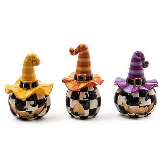 Mini Happy Jack Pumpkins, Set of 3 | MacKenzie-Childs