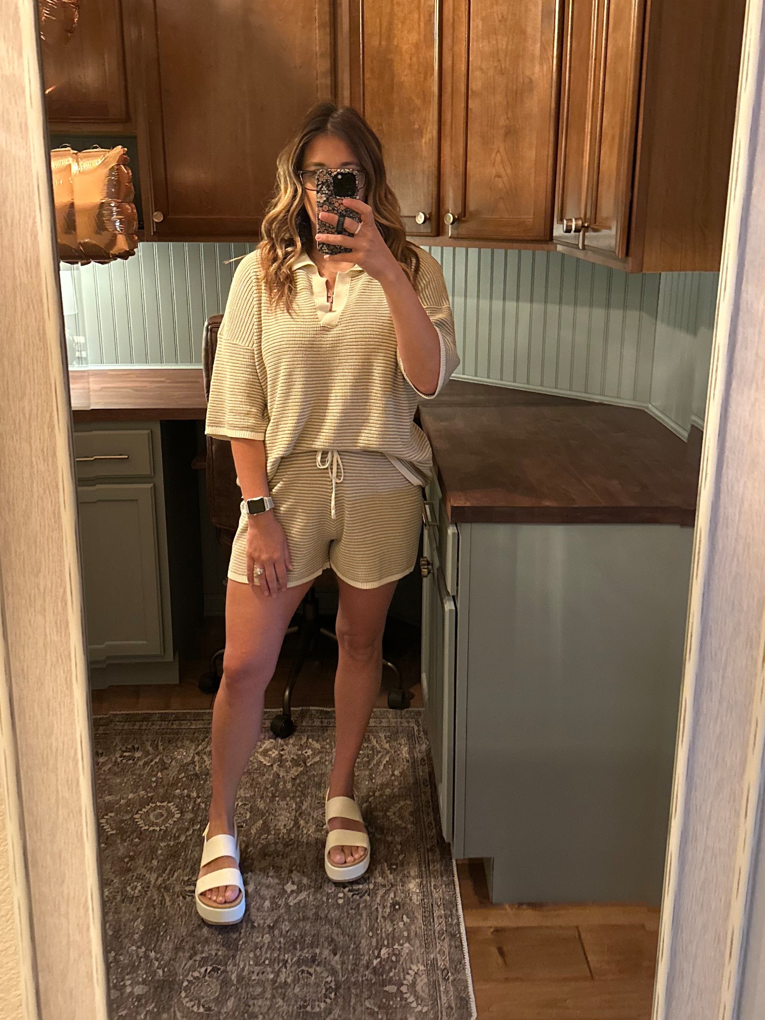 Cutest matching Amazon knit set available in SO many colors!! I just ordered my second color!! #amazonfashion #midsizemama #momstyle 

#LTKMidsize #LTKFamily #LTKSummerEdit