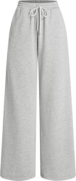 CIDER Women’s Wide Leg Sweatpants Baggy Drawstring High Waisted Joggers Lounge Sweat Pants with... | Amazon (US)