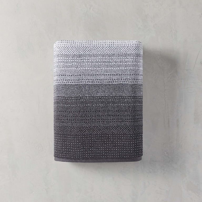 Better Homes & Gardens Signature Soft Heathered Bath Towel, Gray Shadow | Walmart (US)