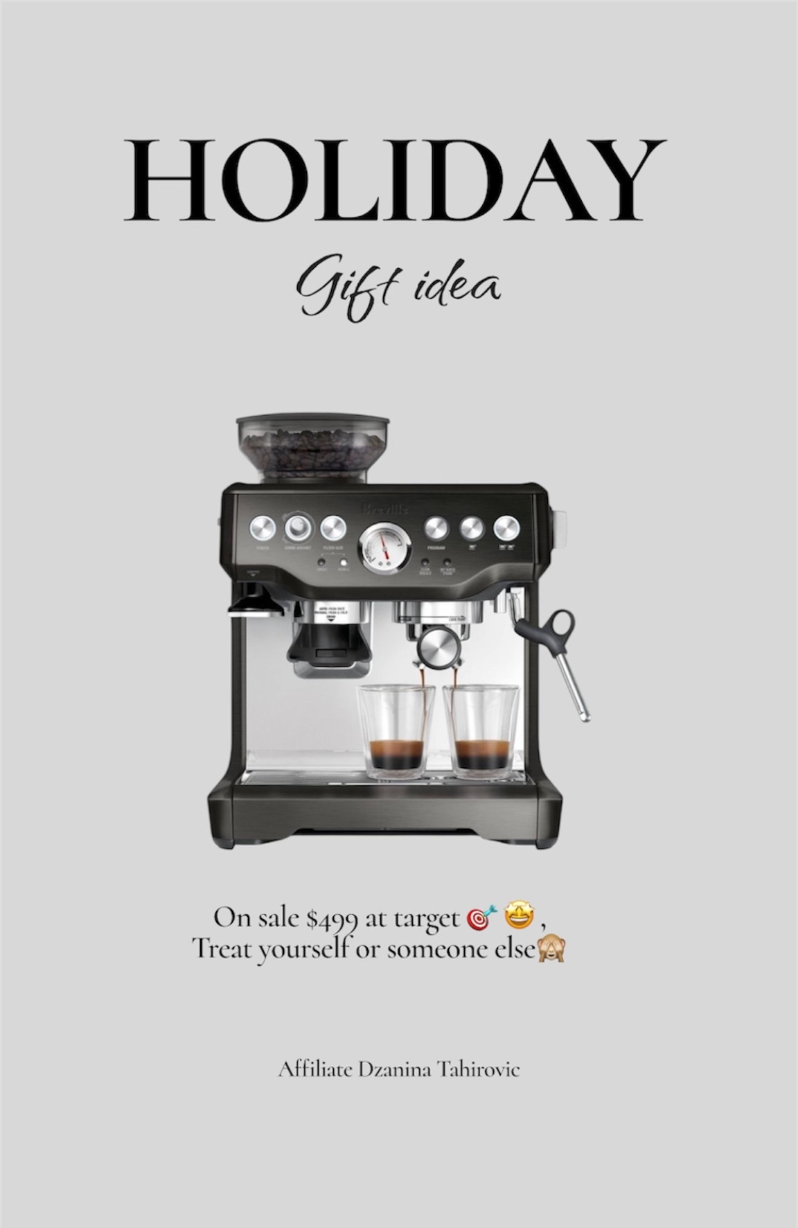 Gift idea // breville // coffee machinee

#LTKHoliday #LTKCyberWeek #LTKGiftGuide