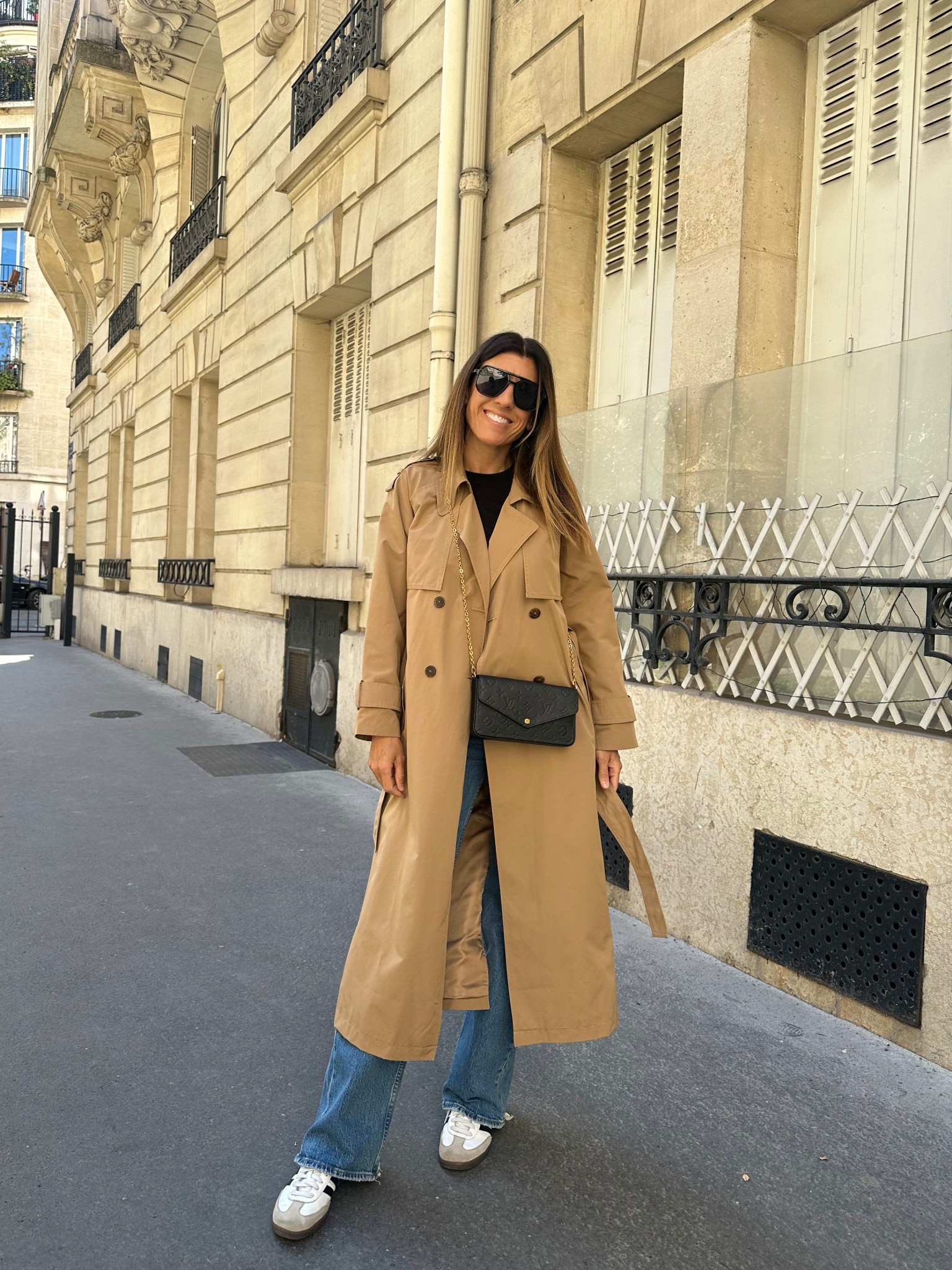 Paris style 🇫🇷 wearing an extra small in the trench. Size down 1

#parisstyle #parisoutfit #springfashion #paris #trench #abercrombie #jeans #neutralstyle #casualoutfit #samba #LV #pochettefelicie 

#LTKTravel #LTKStyleTip #LTKFindsUnder100