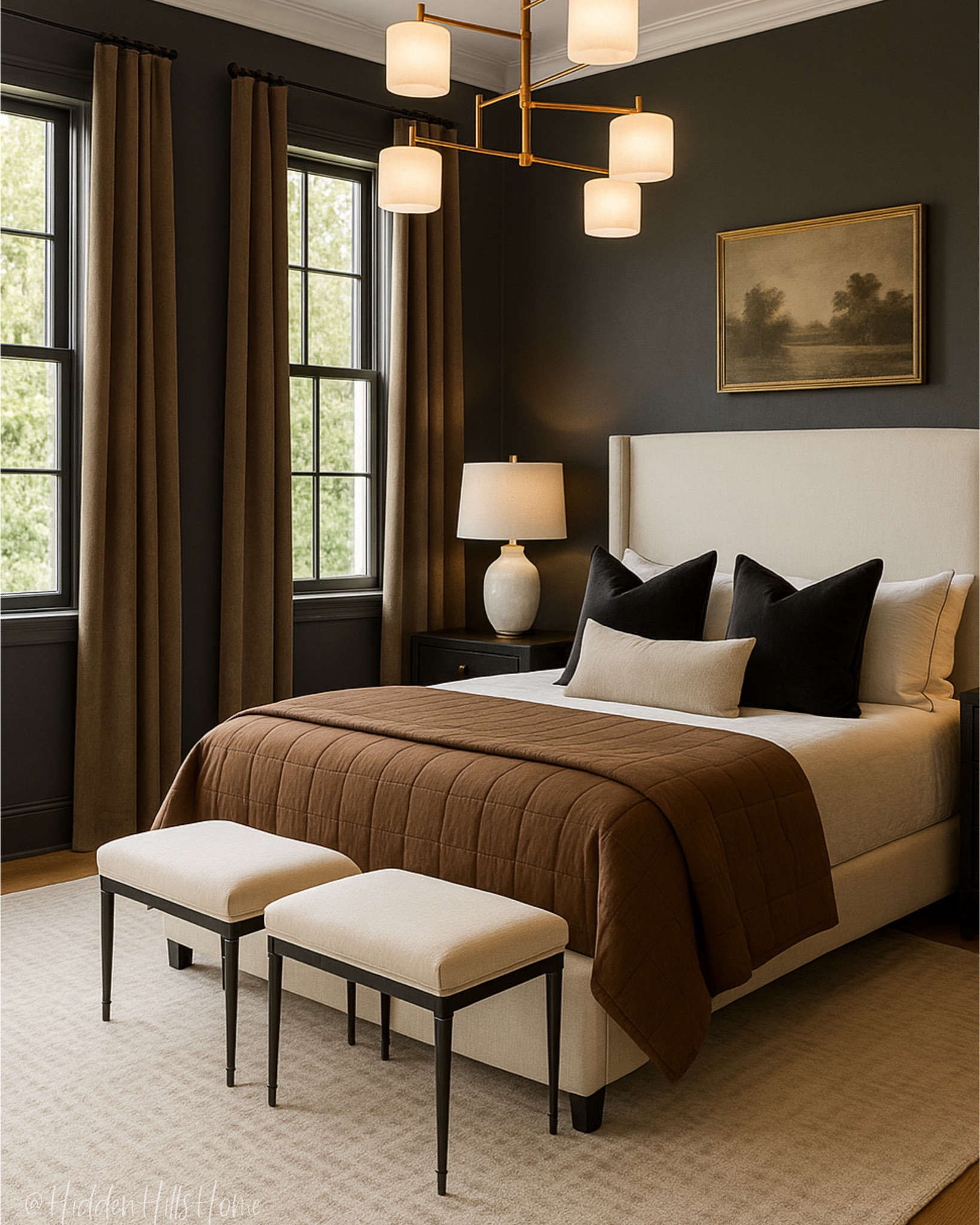 Moody bedroom decor mood board, master bedroom design, home decor ideas, bedroom inspiration with dark and moody tones, bedding, nightstands #bedroom

#LTKHome #LTKSaleAlert #LTKSeasonal