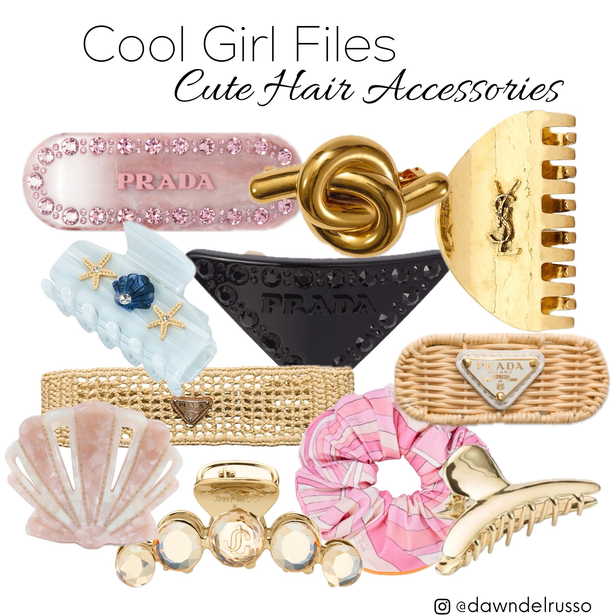 Love a good hair accessory in the summer for beachy hair days