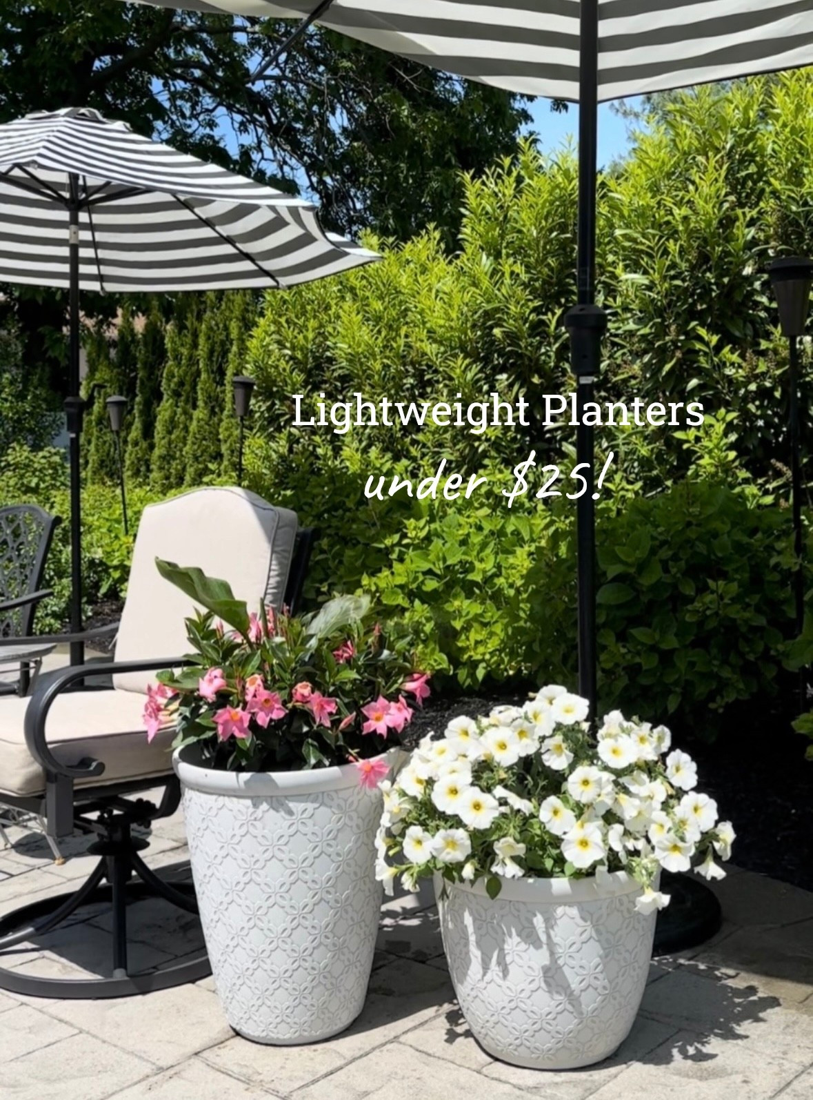 I love these lightweight planters under $25! More sizes available and easy to move around! @Lowe's Shop more patio finds!

#LTKdayinmylife #LTKSeasonal #LTKHome