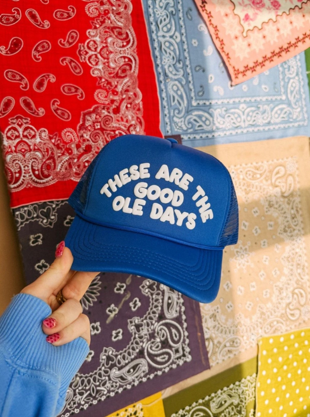 🧢☀️ Hat season is officially here! This adorable Etta & East trucker hat is the perfect grab-and-go accessory for sunny days, beach trips, ball games, lake weekends, and everyday errands. Not only is it cute, but it’s also a must-have for protecting your face, scalp, and hair from the summer sun. 💙 Linking this favorite plus other hats I’m loving for the season!

#LTKStyleTip #LTKSeasonal #LTKTravel #EttaAndEast #HatSeason #SummerStyle #BeachStyle #MomStyle #TruckerHat #VacationStyle #SunProtection #SummerAccessories #LTKFinds #WeekendStyle #BaseballCapStyle ☀️🧢💙