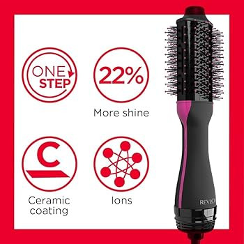 Revlon One-Step Hair dryer and Volumiser mid to short hair (One-Step, 2-in-1 styling tool, IONIC ... | Amazon (UK)