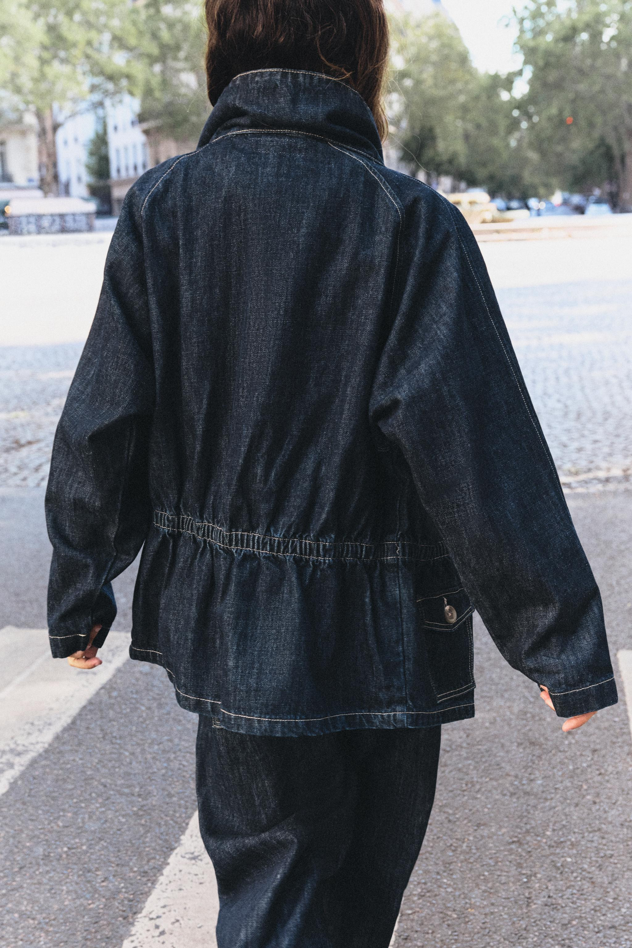 Z1975 DENIM CONTRAST-TOPSTITCH JACKET | Zara US