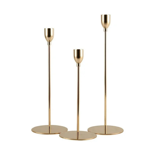 Windfall Matte Candle Holders for Taper Candles,Candle Holders Fine Workmanship Anti-corrosive Me... | Walmart (US)