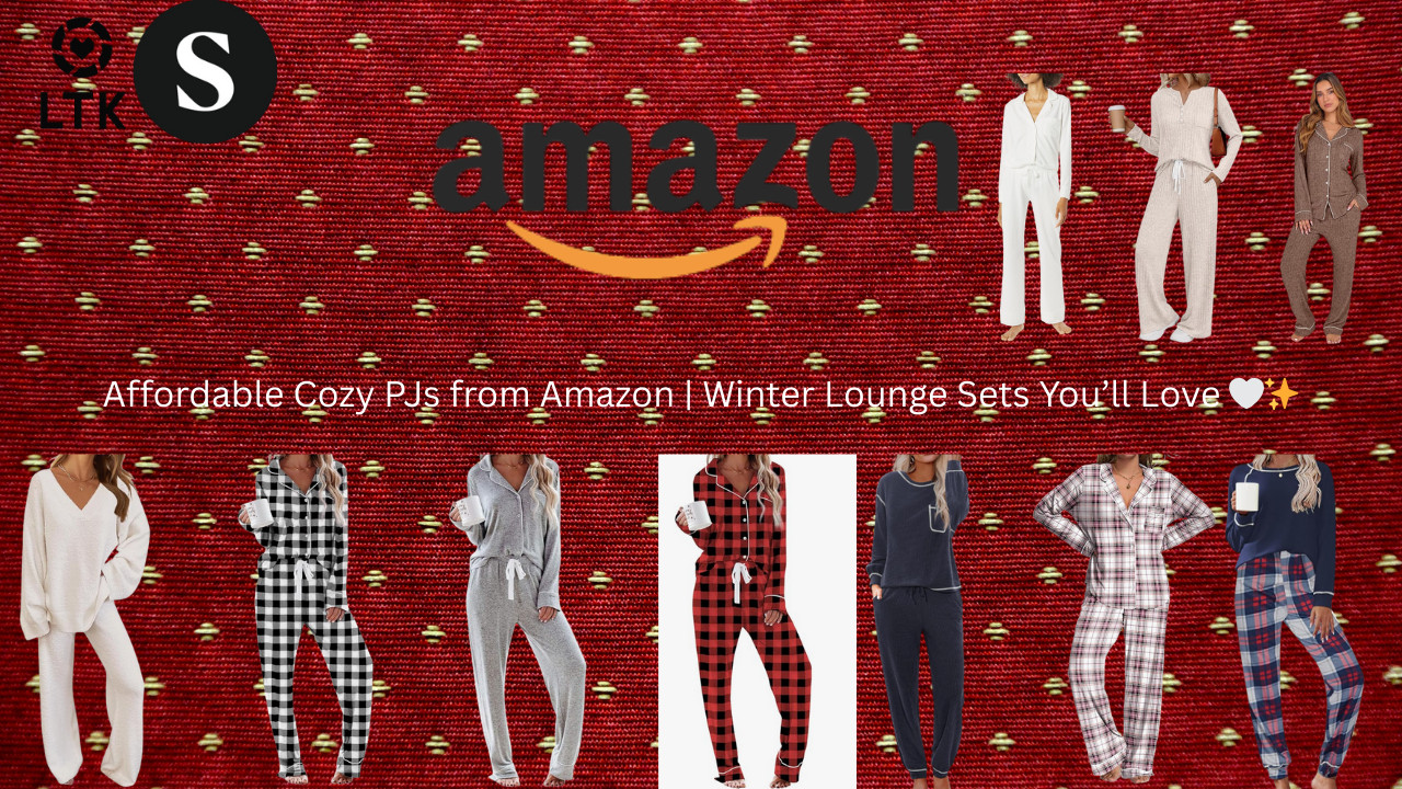 Affordable Cozy PJs from Amazon | Winter Lounge Sets You’ll Love 🤍✨


Amazon has the cutest winter pajamas right now! Soft ribbed sets, fuzzy fleece, waffle knits, and buttery cotton blends — perfect for cozy nights and chic lounging over 50. Links are below… go grab yours! ❄️🤍✨




Shop my full Amazon Winter PJ Picks below! Cozy, warm, soft, and perfect for Over-50 comfort & style.

 👉 ShopMy: 
https://shopmy.us/shop/collections/3177585
 👉 LTK:


 👉 Amazon Storefront: 


ANRABESS Ribbed Lounge Set: Soft ribbed knit, elevated texture, perfect for fall-to-winter.
Amazon Essentials Cotton Modal Set: Classic breathable cotton/modal blend — lightweight but warm.
LILLUSORY 2-Piece Travel Lounge Set: Chic airport/travel look; stretchy and cozy for all-day wear.
MEROKEETY Fuzzy Fleece Set: Ultra-soft fleece, wide-leg pants, your warmest winter pajamas.
Aamikast Button-Down PJ Sets: Classic soft two-piece with a tailored, feminine fit — multiple colors.
Ekouaer Waffle Knit PJ Set: Waffle texture, comfortable stretch, great for lounging or sleeping.
Ekouaer Button-Down Pajamas: Traditional sleepwear look with soft drape and smooth comfort.
Ekouaer Comfy Long Sleeve Set: Everyday cozy PJs — lightweight, movable, soft on the skin.



#AmazonFinds #AmazonPajamas #WinterPJs2025 #CozySeason #Over50AndChic #AmazonFashion #LoungewearSet #ComfyCozy #PajamaSet #AmazonHaul2025 #PlusSizeStyle #SleepwearStyle #WinterFashion2025 #LTKFinds #ShopMyStyle



amazon winter pajamas 2025, amazon cozy pjs, ribbed lounge set women, fall lounge sets 2025, winter pajamas for women over 50, soft pajama sets amazon, long sleeve pajama sets, amazon winter clothing haul, loungewear sets amazon, plus size cozy pajamas, comfy pjs for women, winter sleepwear haul, amazon fashion over 50, holiday pajamas 2025 women 

 #LTKGiftGuide #LTKHoliday #LTKSeasonal