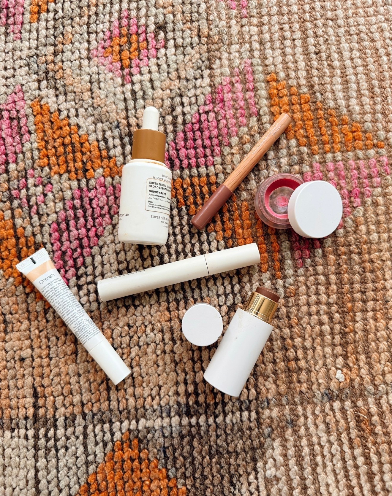 What I use for my daily makeup:
1. Eye brightener - this one has SPF as well! I use cherish 
2. SPF Super serum in Morgat for spring and summer
3. Contour stick I’ve been using for years! In Copper
4. This lip to cheek pod I have in every bag, it’s my absolute favorite lip color and I use on my cheeks as well! So glowy in Demure
5. The holy grail of mascaras, the little wand actually glides and doesn’t clump on my lashes in black
6. Lip liner - the most moisturizing and obsessed with the color in untitled

#LTKgrwm #LTKBeauty #LTKOver40