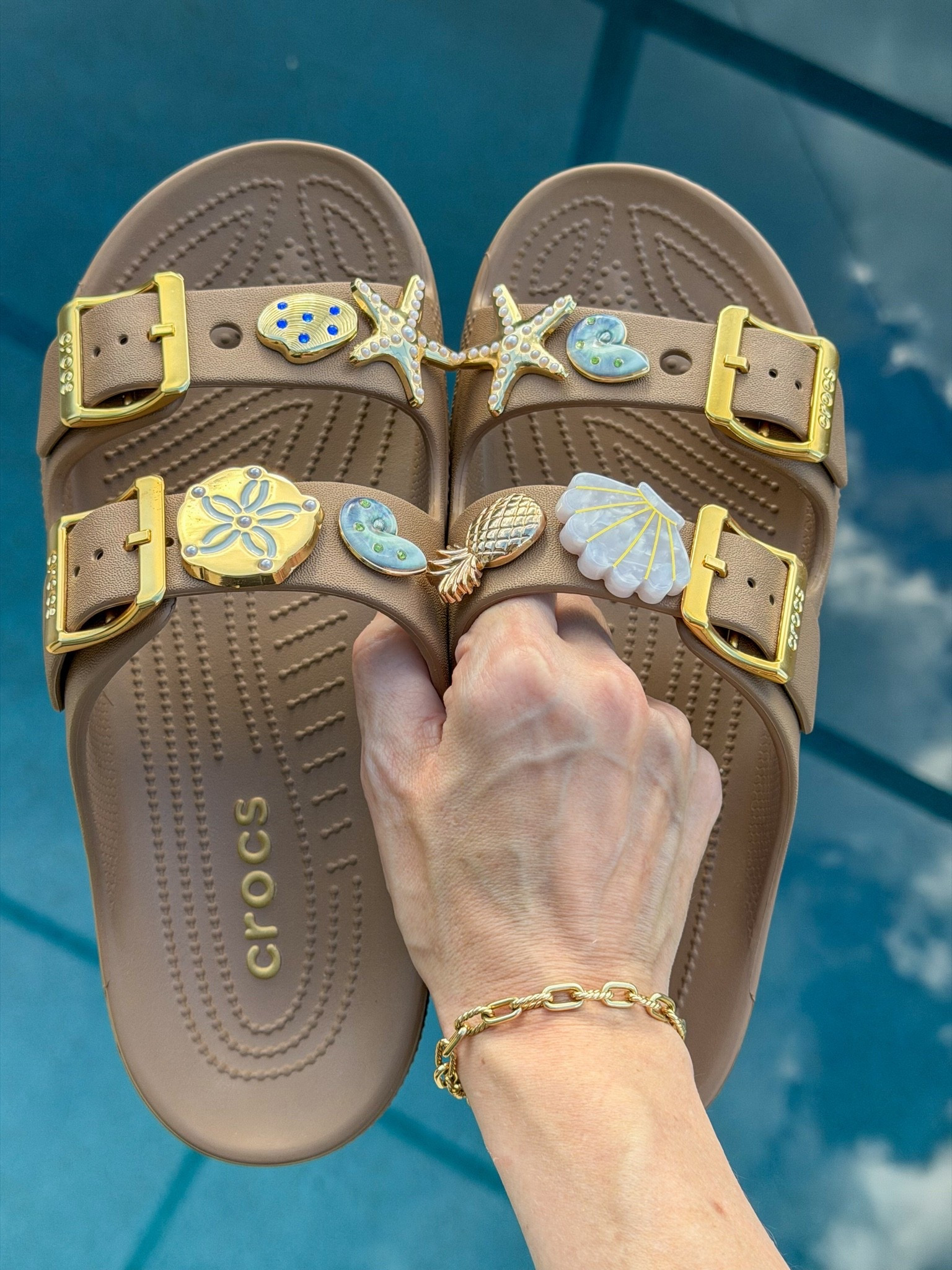 The cutest sandals for summer! Love the color

#LTKSwim
