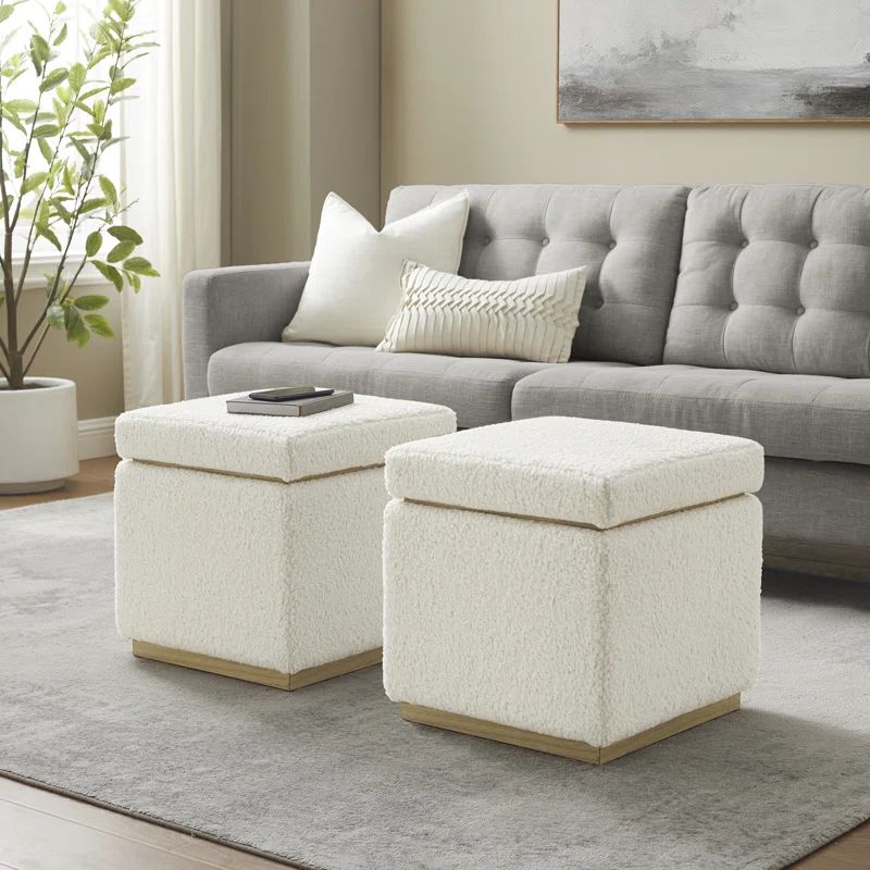 Atreju Upholstered Storage Ottoman | Wayfair North America