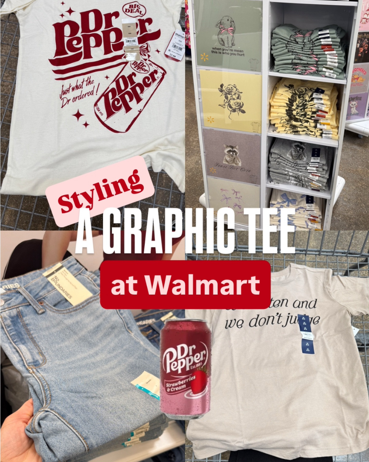 New graphic tees at Walmart! 😊 There are so many great ones. Dr. Pepper lovers this is a great casual outfit idea. 🤩

#LTKgrwm #LTKfoodie #LTKootd