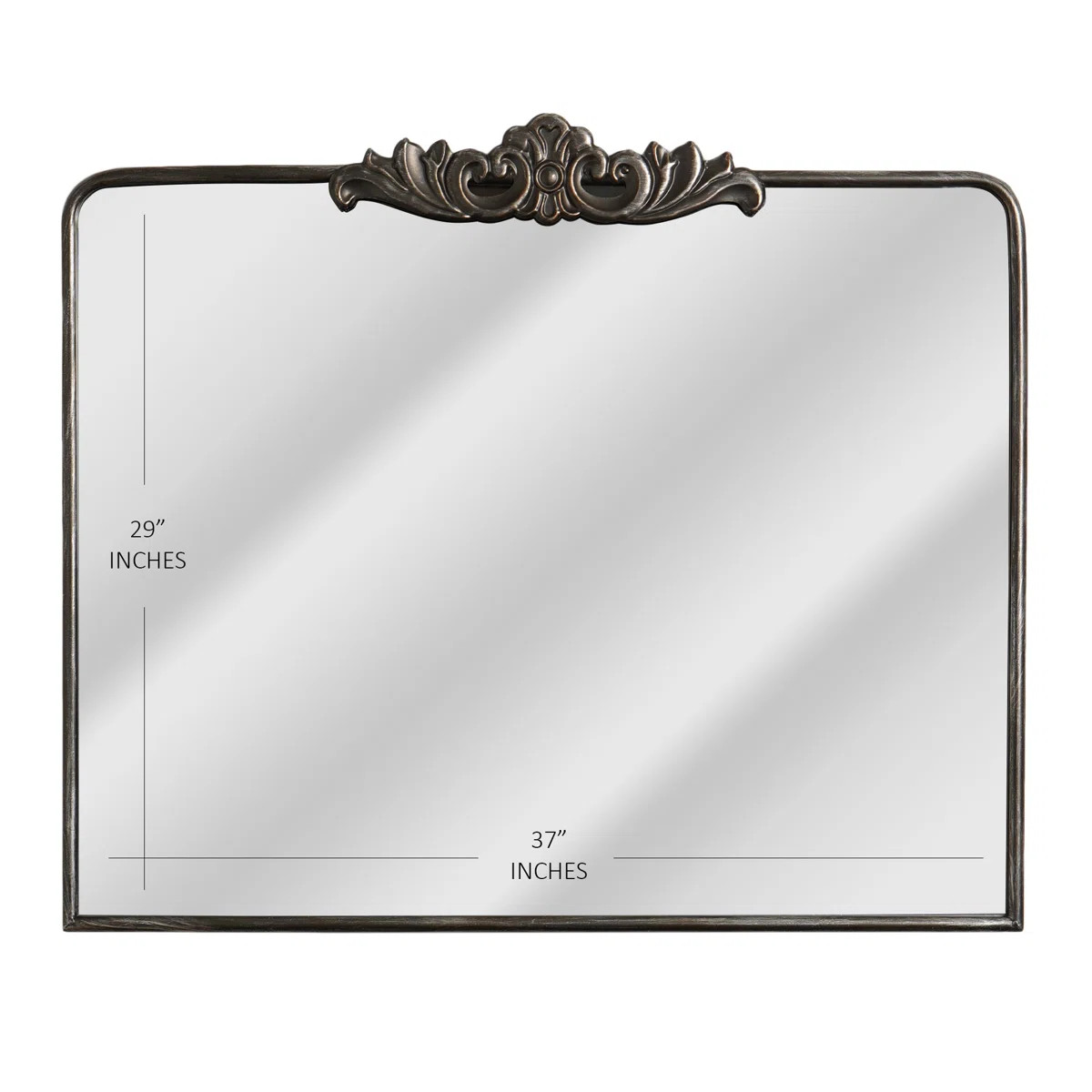 Dakari Metal Flat Mirror | Wayfair North America