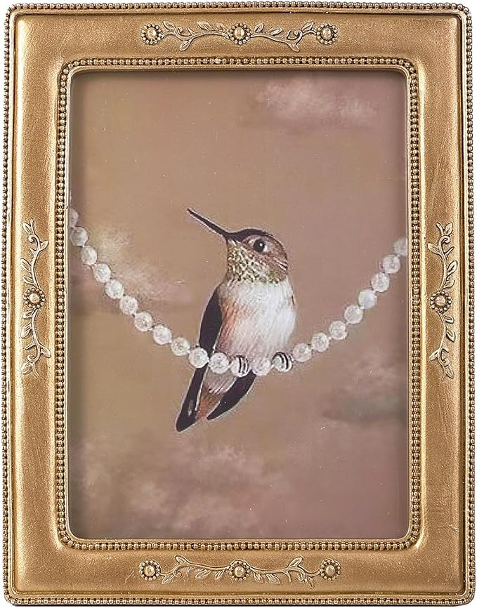 SIKOO 4x6 Vintage Picture Frame Victorian Frames Antique Picture Frame Tabletop and Wall Mount Fl... | Amazon (US)