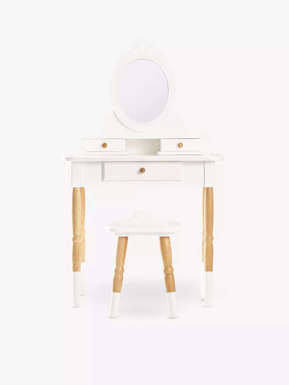 Vanity Table and Stool wooden furniture set 92cm | Selfridges