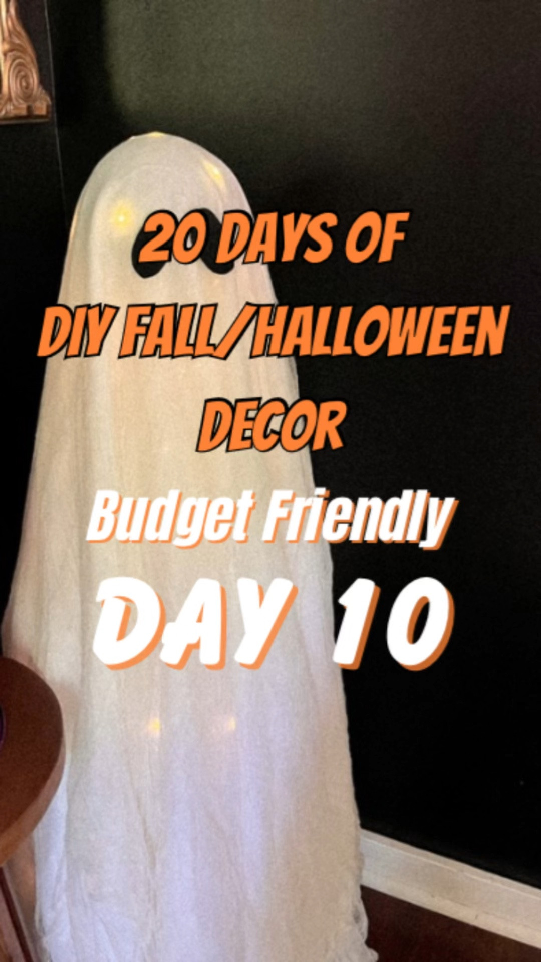 DIY Halloween light up ghost 👻 such a great decor piece for indoor or outdoor use!! 🫶🏼
#halloween #decor #diyhalloween #ghostdecor 

#LTKSeasonal #LTKHome #LTKVideo