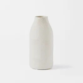 LINEAR_Linear Ceramic Vase Lrg / White | Bed Bath N' Table