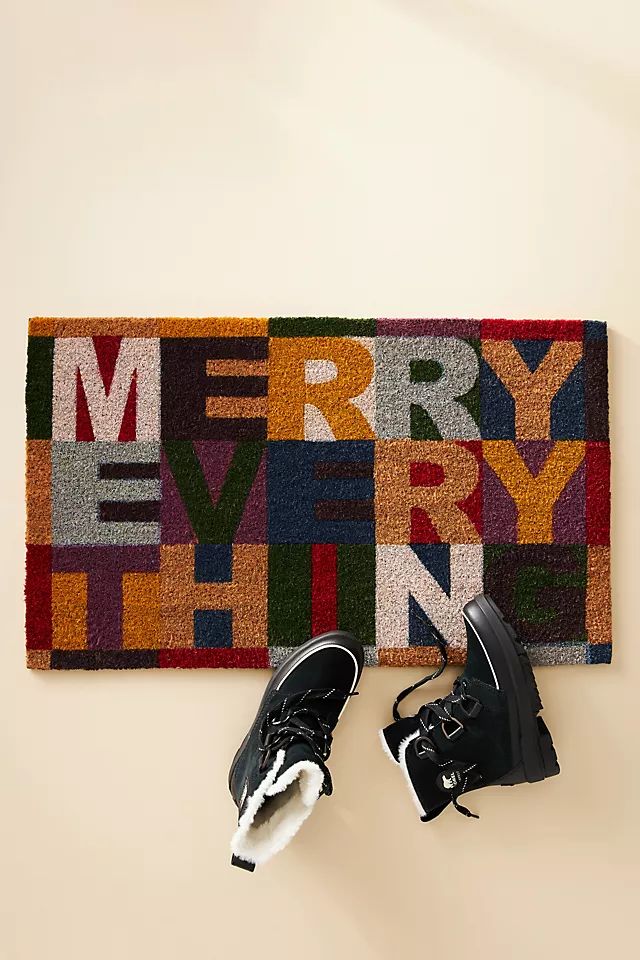 Merry Everything Doormat | Anthropologie (US)