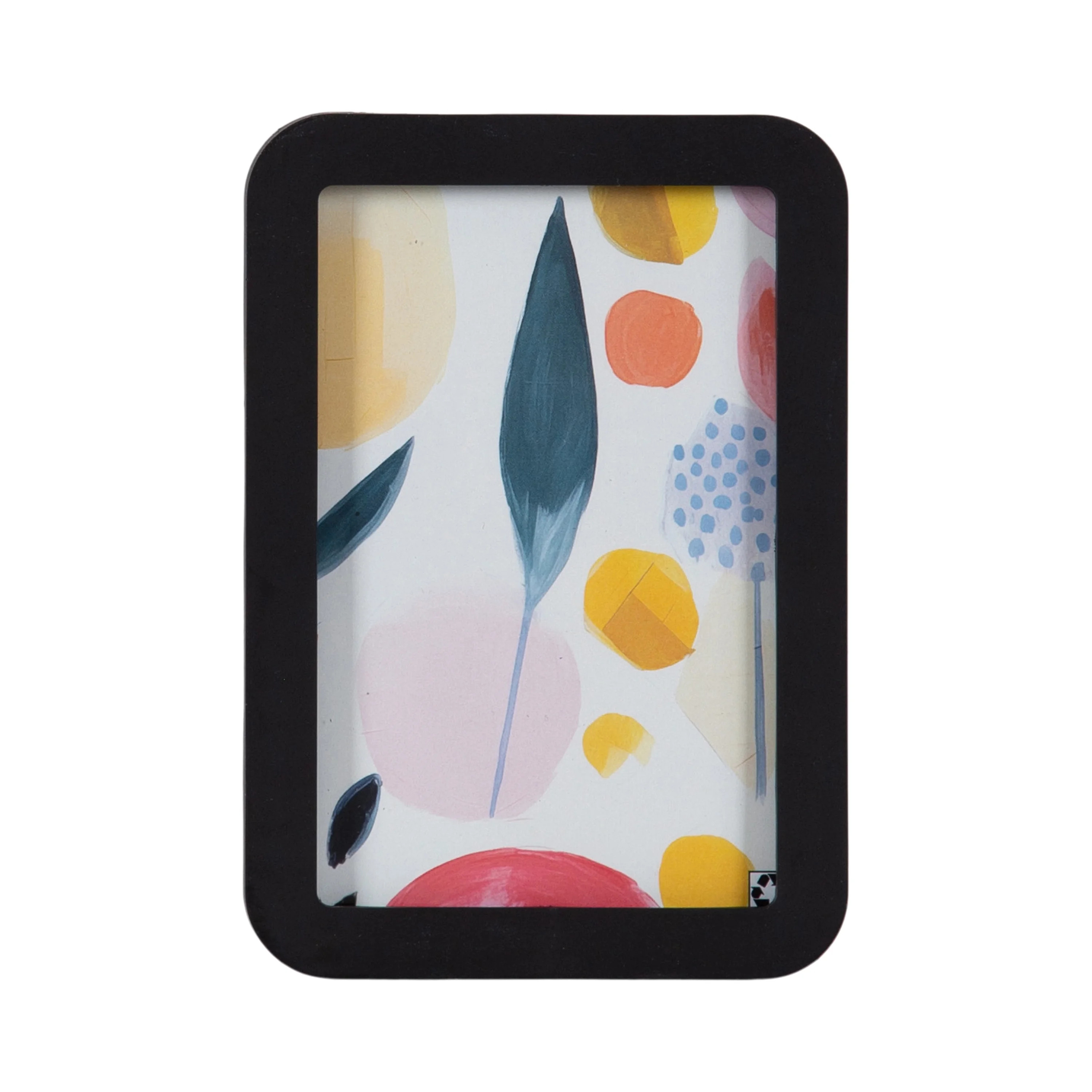 DesignOvation 4x6 Rounded Basic Black Decorative Tabletop Picture Frame | Walmart (US)