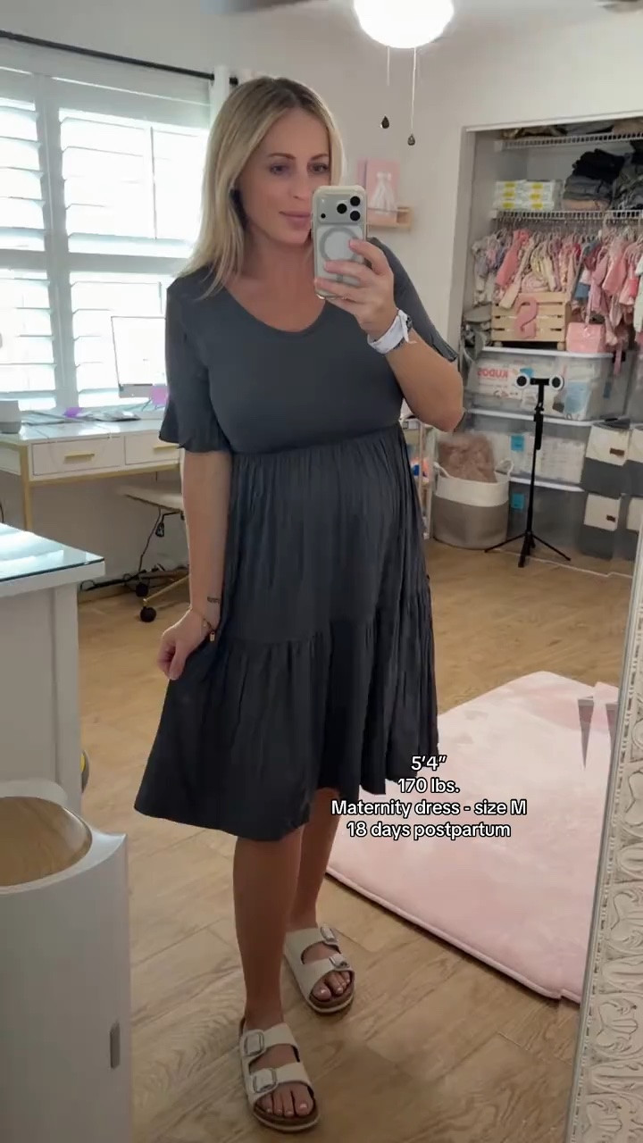 Postpartum outfit.
Maternity dress

#LTKBump #LTKBaby #LTKmomlife
