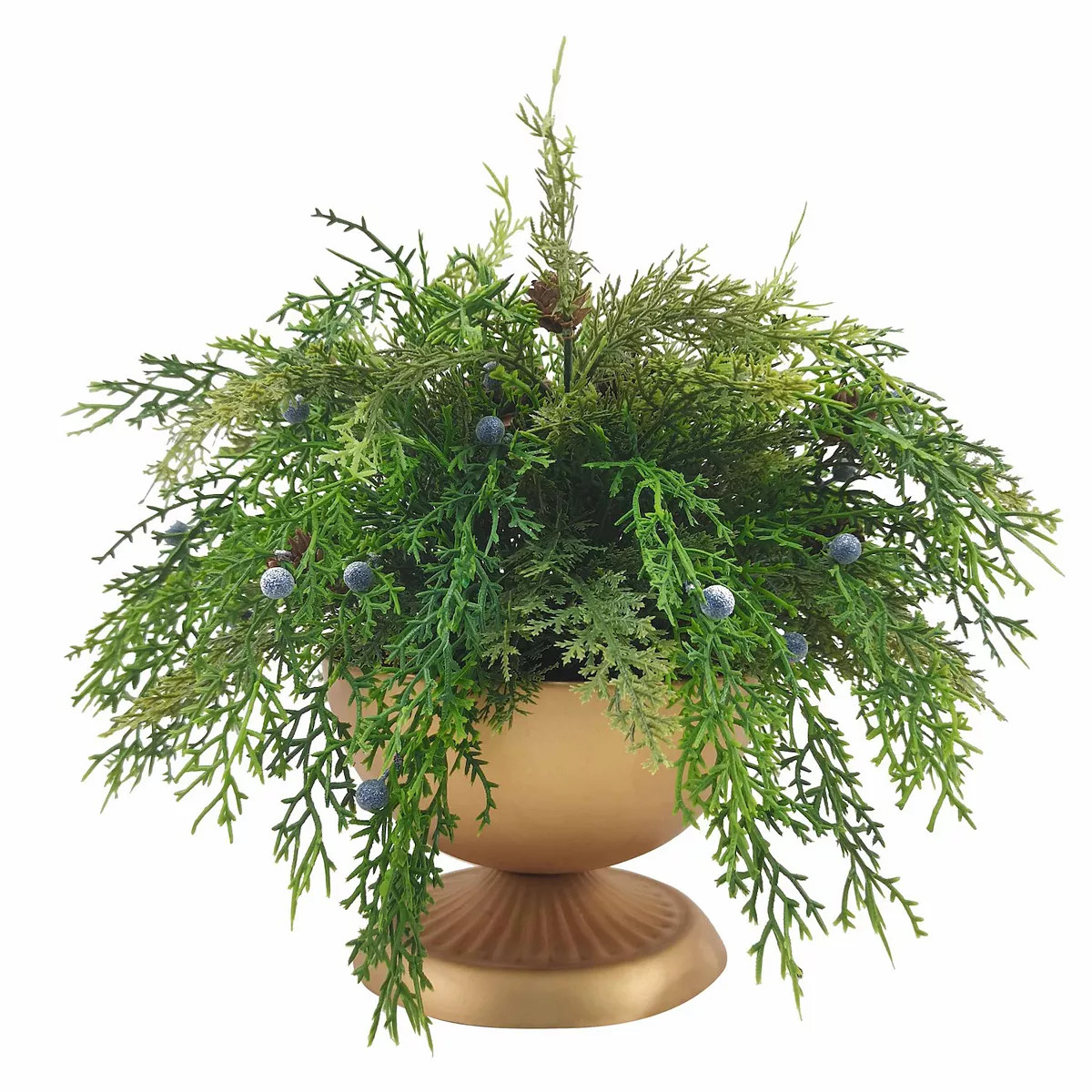 St. Nicholas Square® Artificial Evergreen Arrangement in Bronze Bowl Table Decor | Kohl's