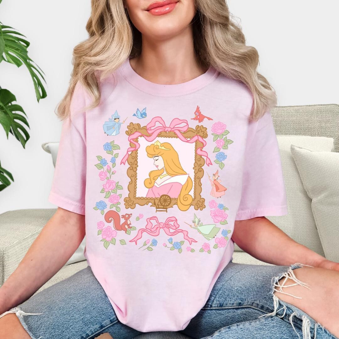 Coquette Sleepy Princess Tee | Disney Princess Inspired T-shirt - Etsy | Etsy (US)