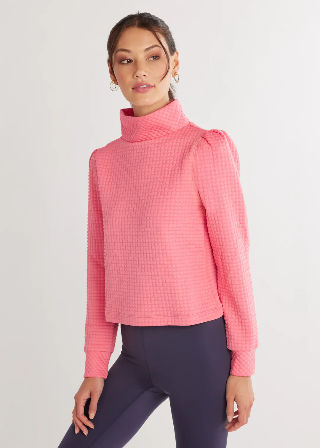 Crown Lane Top in Waffle (Pink Lemonade) | Dudley Stephens