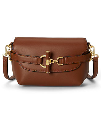 Leather Blaike Mini Leather Crossbody Bag | Macy's