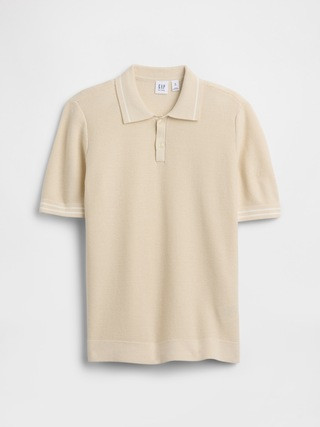 Kids Relaxed Sweater Polo Shirt | Gap Factory