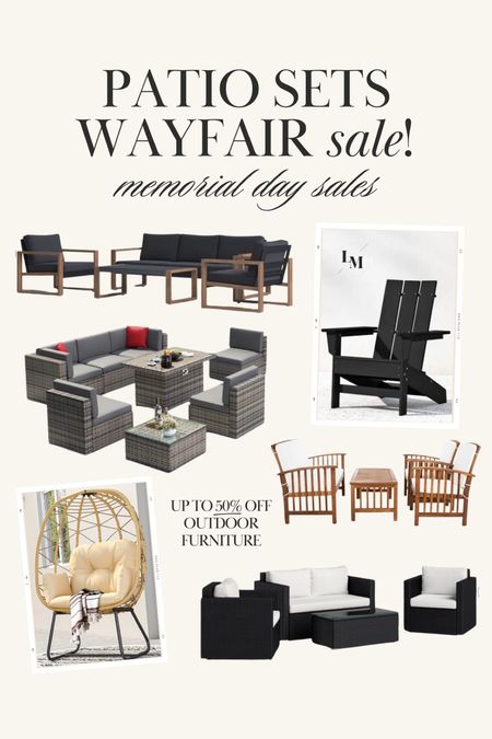 Memorial Day sale - outdoor furniture up to 50% off 👏🏻

#LTKHome #LTKSeasonal #LTKSaleAlert