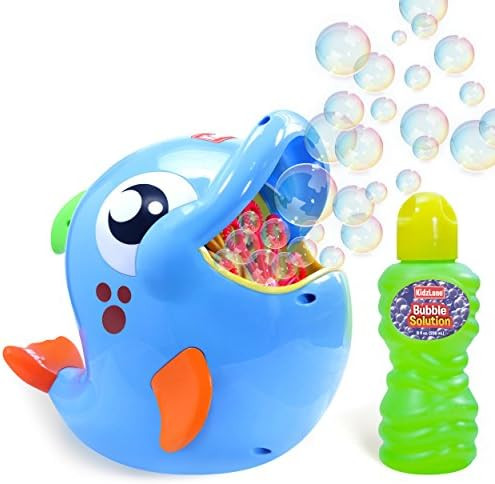 Kidzlane Bubble Machine for Kids | 2 Speed Bubble Blower Toy for Kids and Toddlers | Light Up Bub... | Amazon (US)