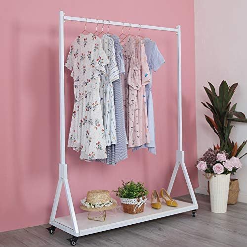Clothing Rack with Shelf Modern Garment Rack for Hanging Clothes Retail Display for Home Retail | Amazon (US)