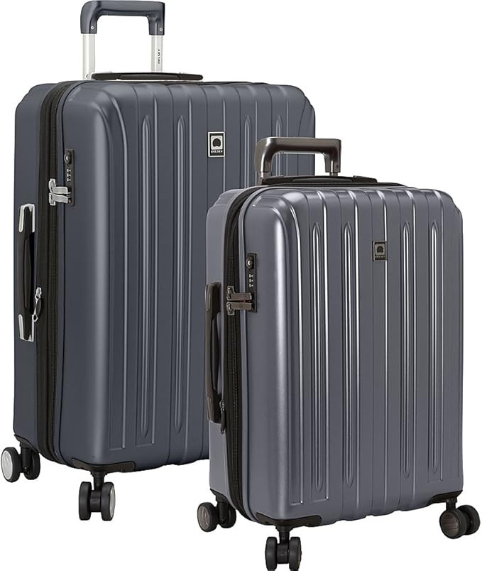 DELSEY Paris Titanium Hardside Expandable Luggage with Spinner Wheels, Graphite, 2-Piece Set (21/... | Amazon (US)