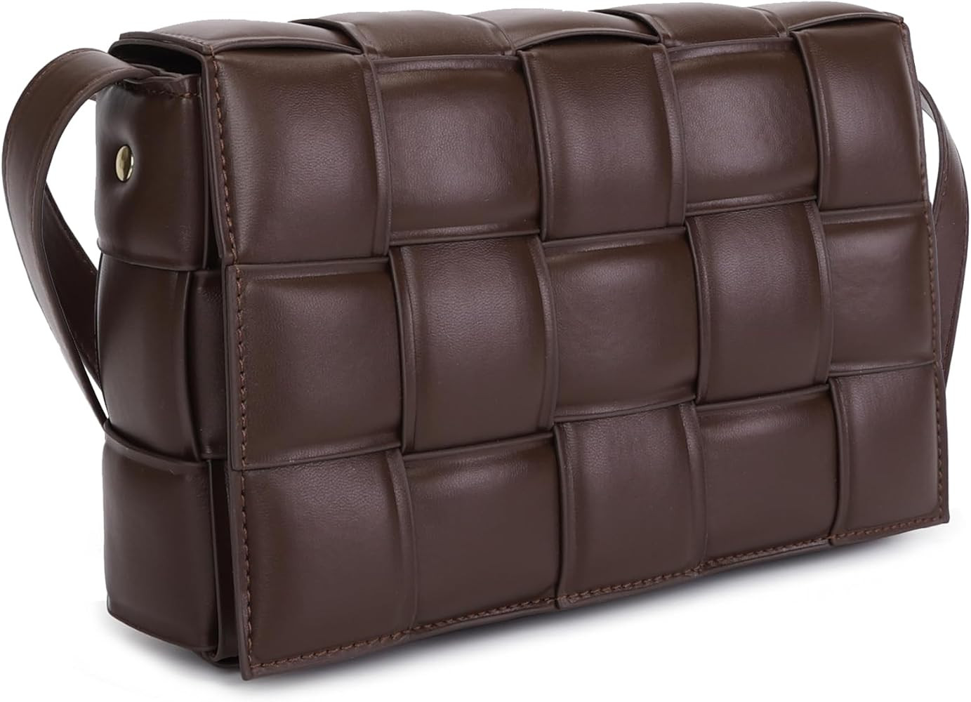 MAXWISE Square Woven Shoulder Bag Designer Small Crossbody Bag For Women | Amazon (US)
