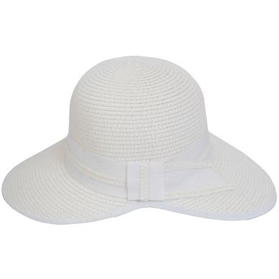 Magid Ribbon Straw Garden Hat White | Target