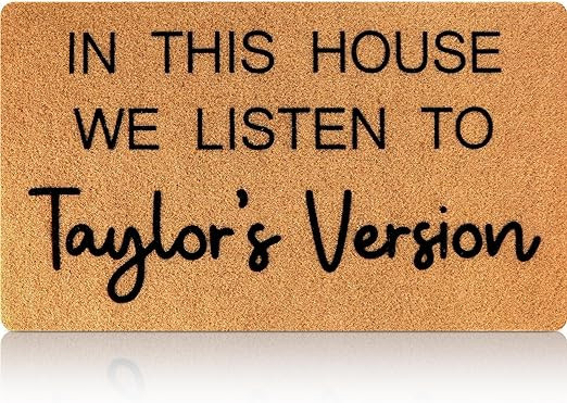Dripykiaa Swiftie Welcome Door Mat for Front Door 30'' x 17'' Front Door Mat with Anti-Slip Backi... | Amazon (US)