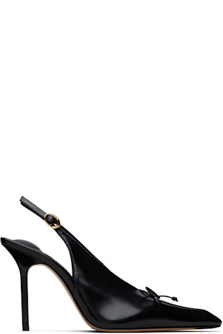 Black 'The high Cubisto slingbacks' Heels | SSENSE