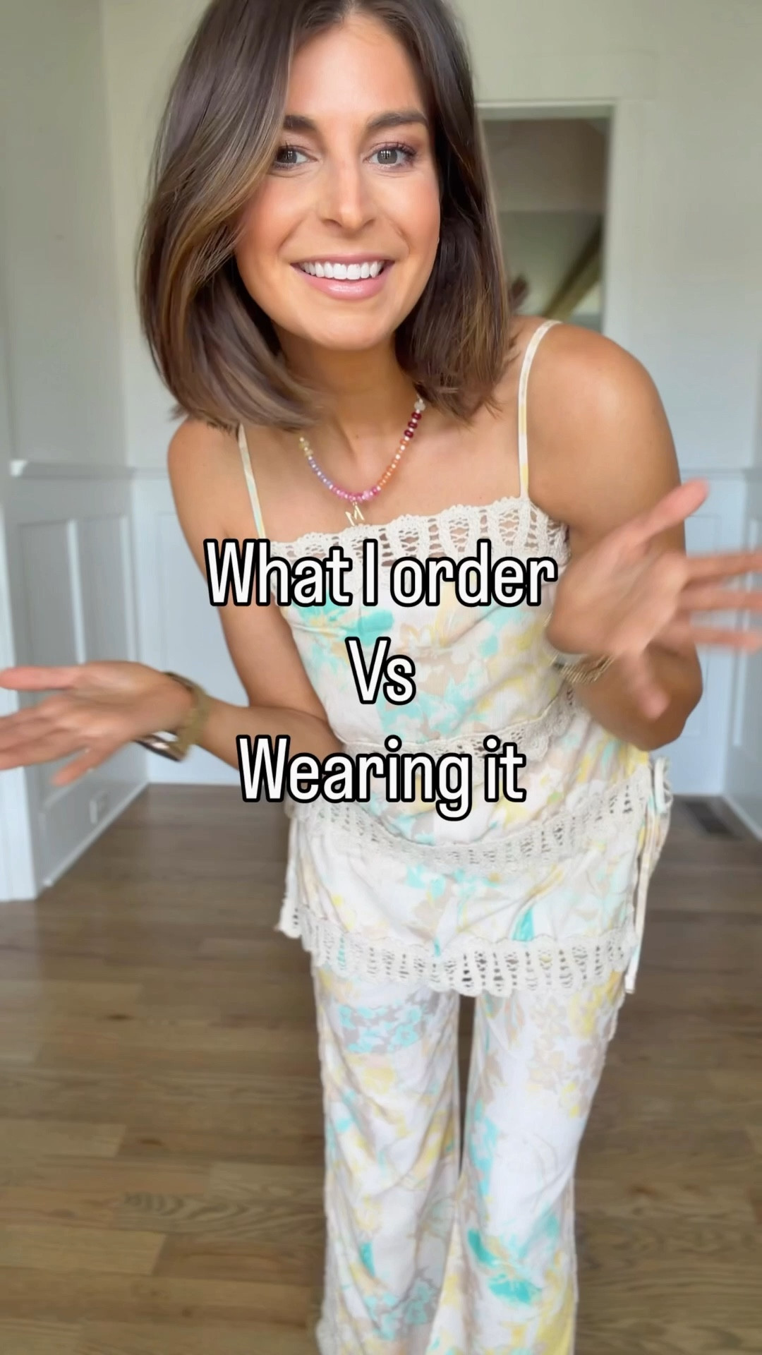 Wearing a small in the set, it runs a little bit short on the pants and a little oversized on the top, but it was very comfortable all evening and the straps are adjustable which I loved
Shoes I got my true size

#LTKMothersDay #LTKdayinmylife #LTKgrwm