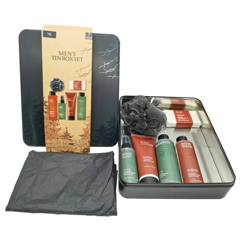 Men's bath gift Set, 7 pieces, adult | Walmart (US)