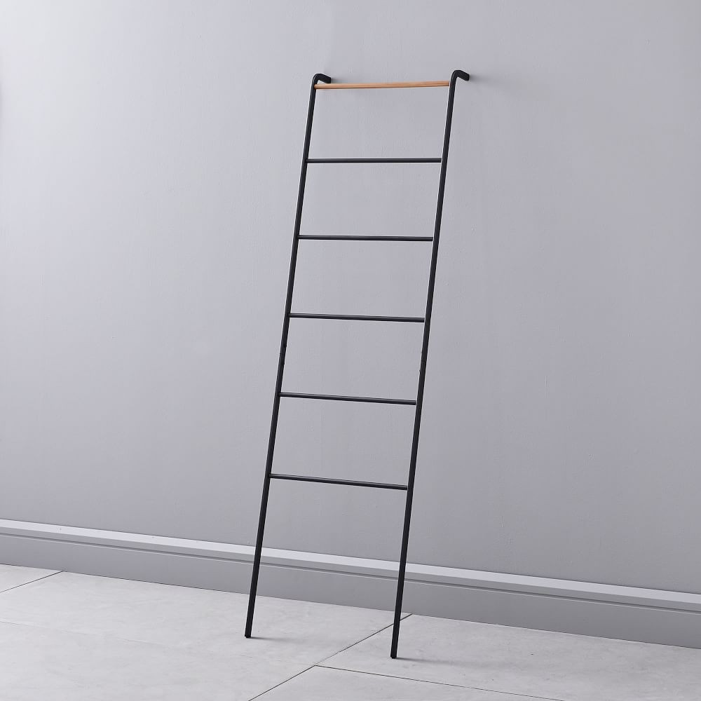Yamazaki Ladder Clothes + Towel Rack | West Elm (US)