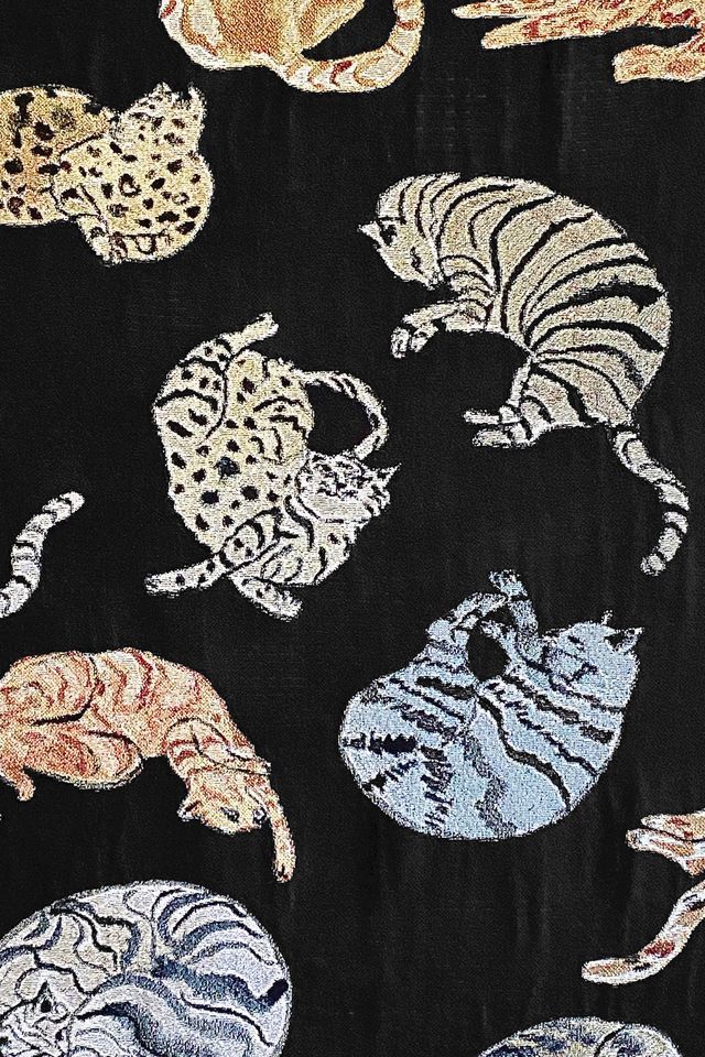 Olivia Wendel Cats Blanket | Urban Outfitters (US and RoW)