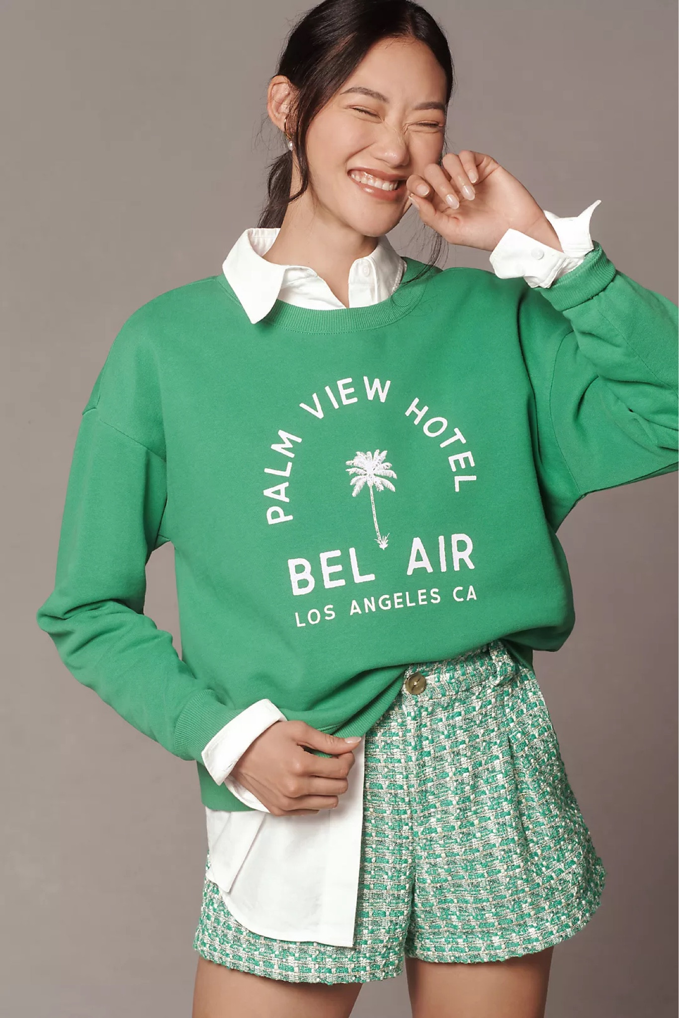 A really fun color for spring! I love a crewneck sweatshirt with jeans for transitioning to spring 

#LTKSpringSale
