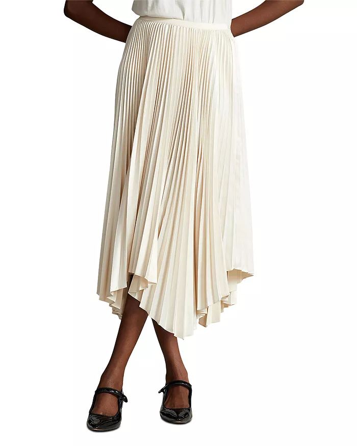 Ralph Lauren Satin Pleated Handkerchief Midi Skirt Back to Results -  Women - Bloomingdale's | Bloomingdale's (US)