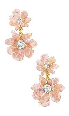 Lele Sadoughi Flower Drop Earring in Blush from Revolve.com | Revolve Clothing (Global)